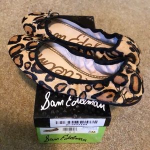 Sam Edelman Felicia size 8 leopard. Ballet flats